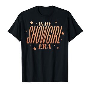 NWT “In My Showgirl Era” Graphic Tee Black XS